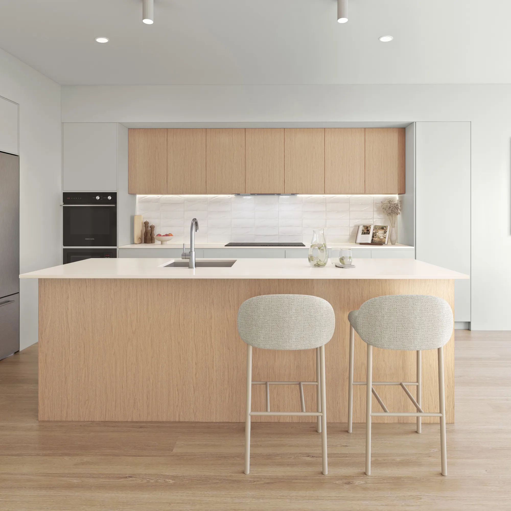 Kitchen Finish Options — Interior finishes architectural visualisation